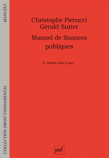 Couverture de Manuel de finances publiques