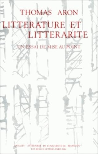 Littérature et littéralité : essai de mise au point