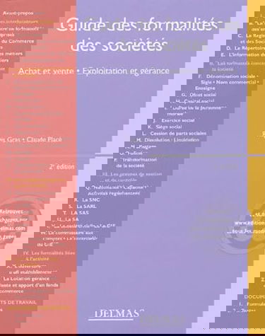 Guide des formalités des sociétés
