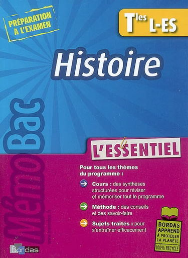 Histoire Tles L, ES