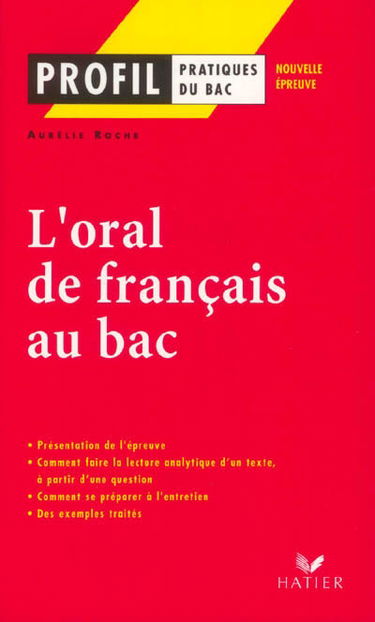 L'oral de français au bac