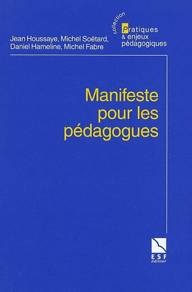 Manifeste pour les pédagogues