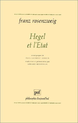 Hegel et l'Etat