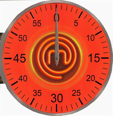 L'horloge Masterchef : 120 recettes, de l'entrée au dessert, à cuisiner avec plaisir en 10, 20 ou 30 minutes chrono