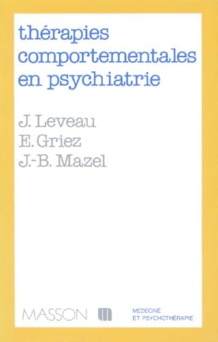 Thérapies comportementales en psychiatrie