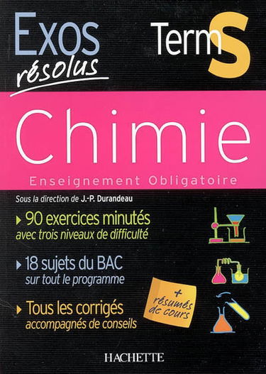 Chimie Terminale S : enseignement obligatoire