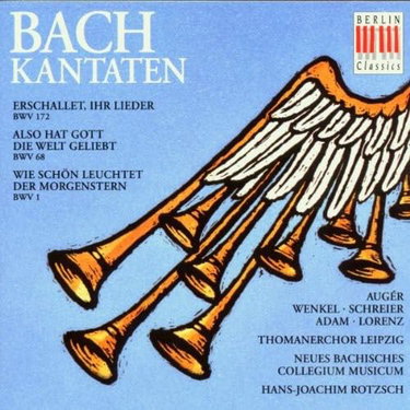 Couverture de Cantates BWV 1, 68, & 172