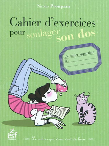 Cahier d'exercices pour soulager son dos