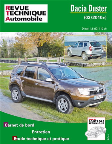 Couverture de Revue technique automobile. Dacia Duster diesel 1.5 dCi 110 ch. (depuis 03-2010) par ETAI
