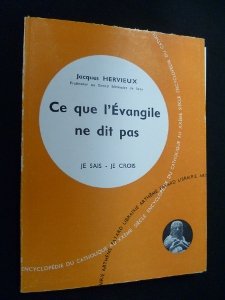 Couverture de Ce que l Évangile ne dit pas