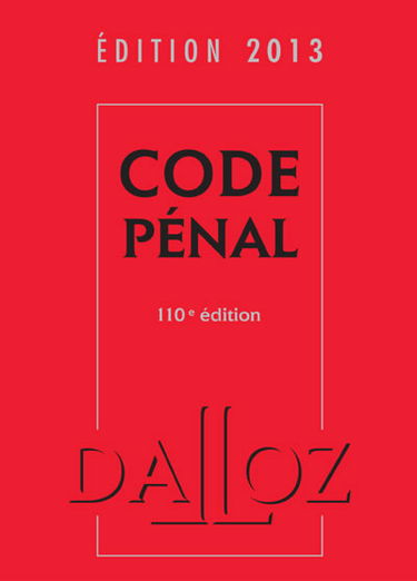 Code pénal 2013