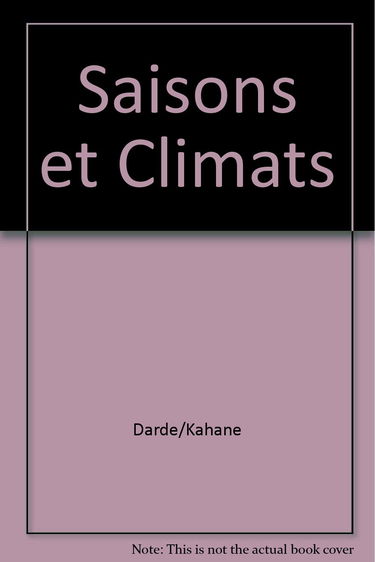 Saisons et Climats