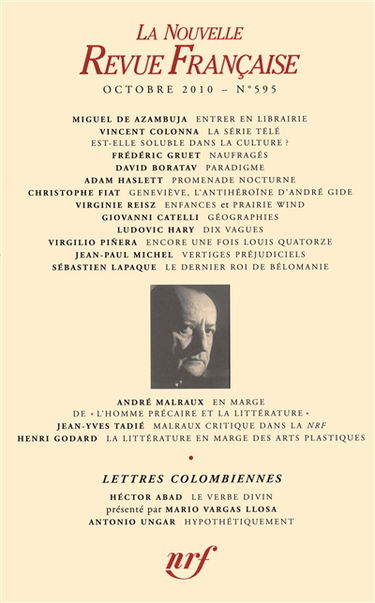Nouvelle revue française, n° 595