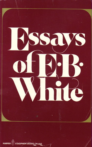 Couverture de Essays of E.B. White par E. B. White