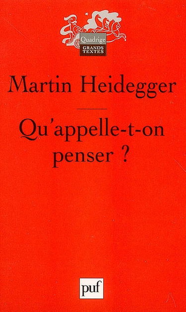 Qu'appelle-t-on penser ?