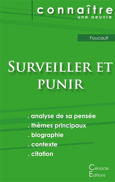 Fiche de lecture Surveiller et Punir de Michel Foucault (Analyse philosophique de référence et résumé complet)