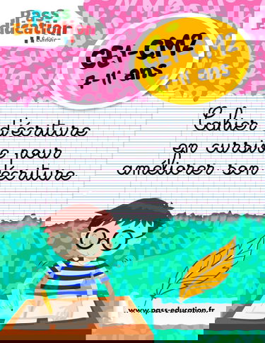 Fichier d'écriture en cursive: du ce1 au cm2