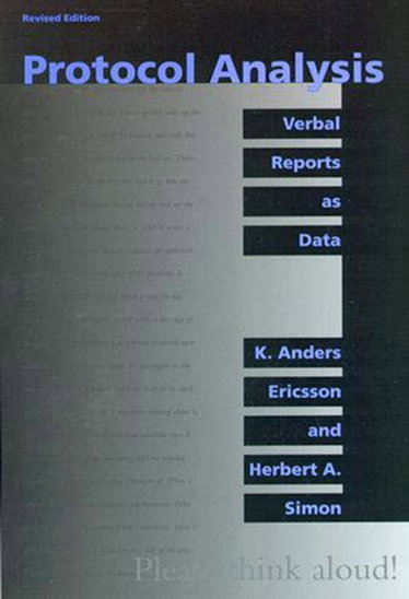Couverture de Protocol Analysis, revised edition: Verbal Reports as Data