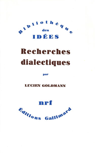 Couverture de Recherches dialectiques