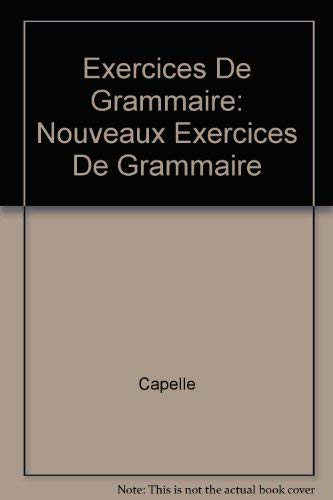 Nouveaux exercices de grammaire