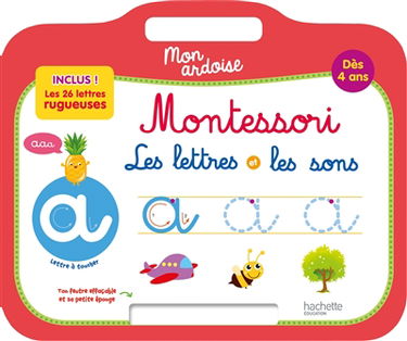 Mon ardoise Montessori : les lettres et les sons : dès 4 ans