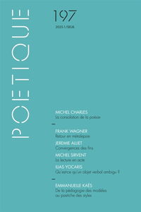 Poétique, n° 197