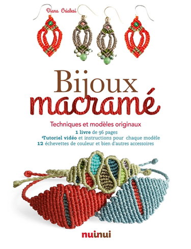 Couverture de Bijoux en macramé : techniques et modèles originaux