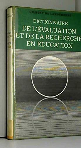 Dict. evalu.& recherche en education