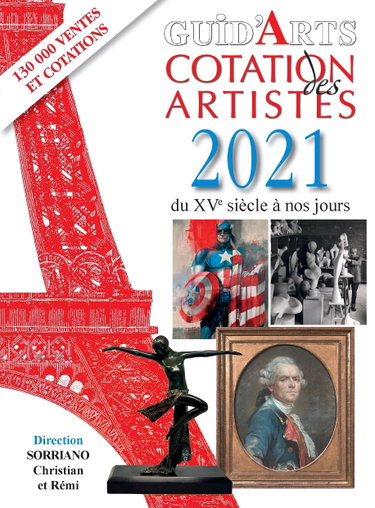 Couverture de Guid’Arts 2021 : Cotation des artistes du XVe siècle à nos jours