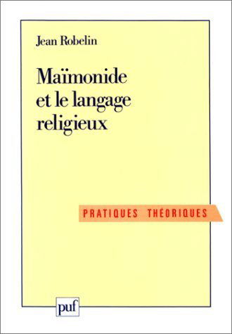 Maïmonide et le langage religieux