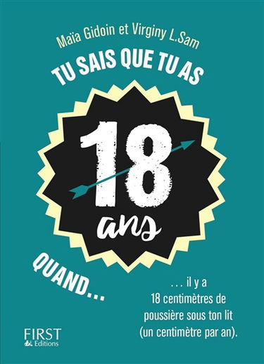 Tu sais que tu as 18 ans quand... : il y a 18 centimètres de poussière sous ton lit (un centimètre par an)