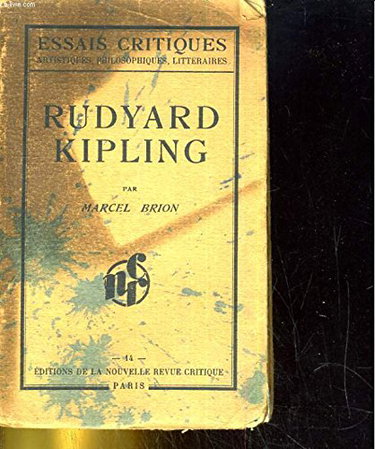 Couverture de Rudyard Kipling par Marcel Brion