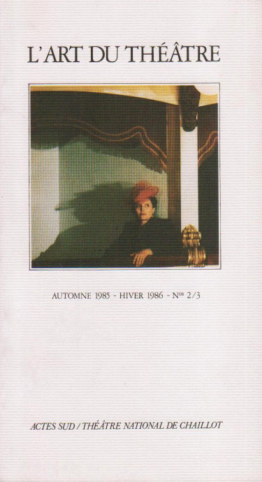Couverture de Art du théâtre (L'), n° 2-3. Mythologies de l'extérieur, mythologies de l'intérieur par Collectif