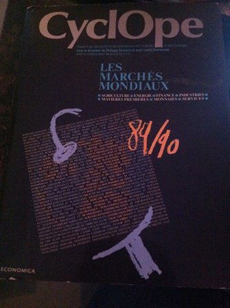 Cyclope 1989-1990 : les marchés mondiaux, rapport sur les cycles et les orientations des produits et des échanges