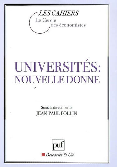 Universités : nouvelle donne