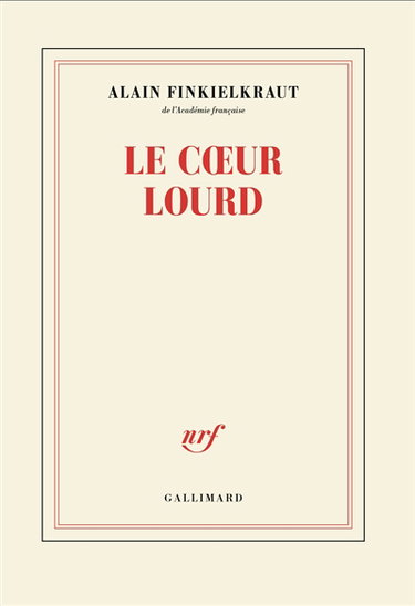 Couverture de Le coeur lourd : conversation avec Vincent Trémolet de Villers