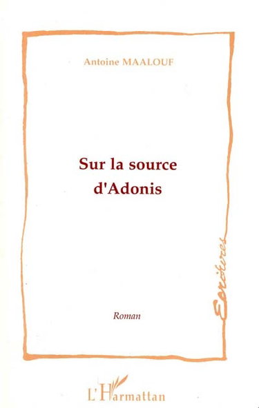 Couverture de Sur la source d'Adonis