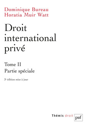 Droit international privé. Vol. 2. Partie spéciale