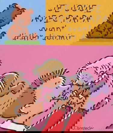 Je joue avec papa avant d'aller dormir