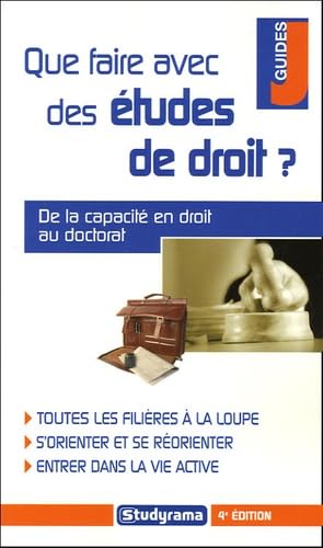 Que faire avec des études de droit ?