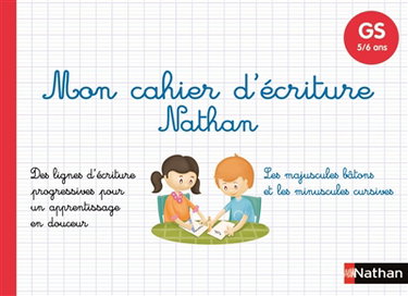 Couverture de Mon cahier d'écriture GS, 5-6 ans