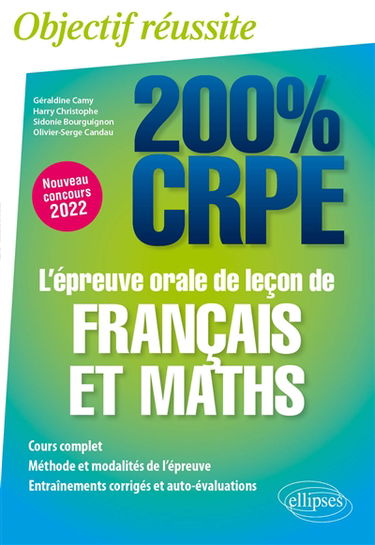 L'épreuve orale de leçon de français et maths : nouveau concours 2022