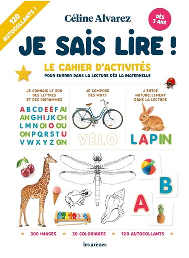 Couverture de Je sais lire ! : le cahier d'activités pour entrer dans la lecture dès la maternelle