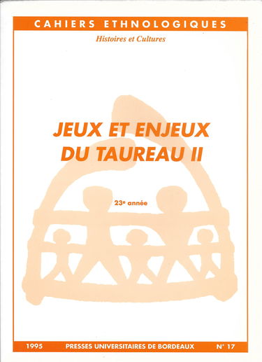 Cahiers éthnologiques nlle serie 17