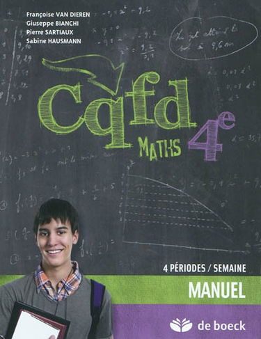 CQFD maths 4e : manuel : 4 périodes-semaine