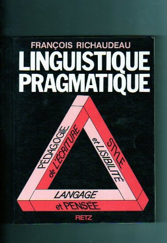 Couverture de Linguistique pragmatique