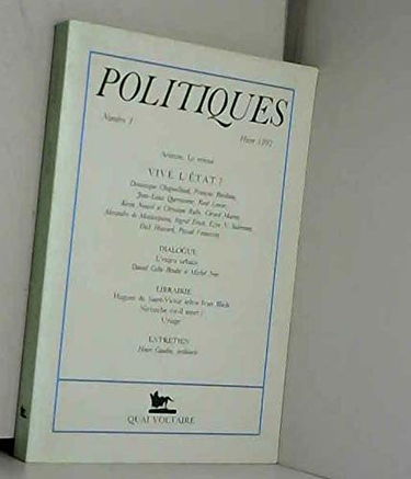 Politiques, n° 1
