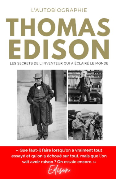 Couverture de Thomas Edison : L'Autobiographie