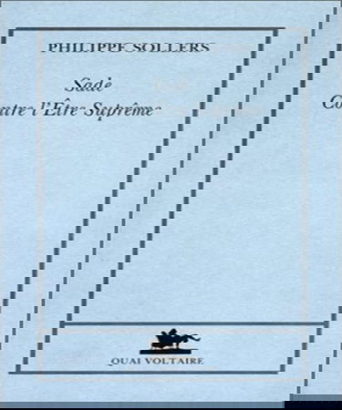 Sade contre l'Etre suprême