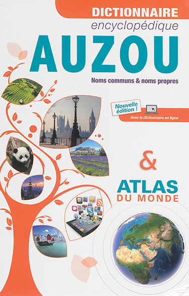 Couverture de Dictionnaire encyclopédique Auzou & atlas du monde par Patrick David